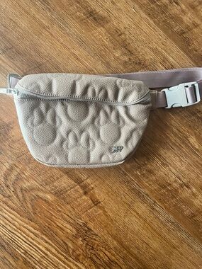 Freshly Picked x Disney Taupe Quilted Crossbody Belt Bag